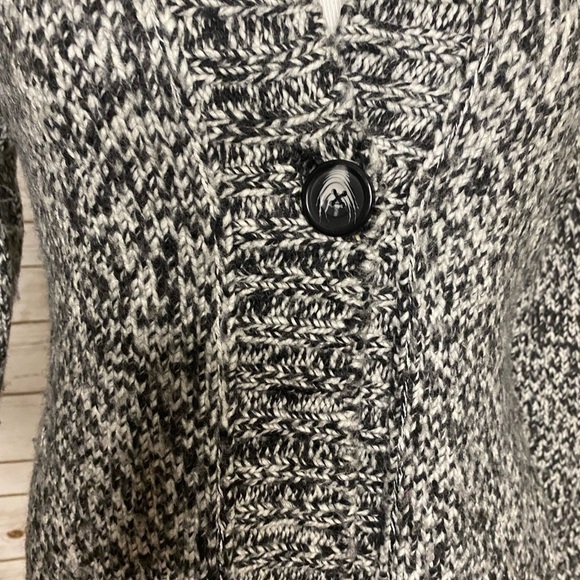 Ann Taylor LOFT wool-blend marled knit cardigan sweater - Picture 5 of 6